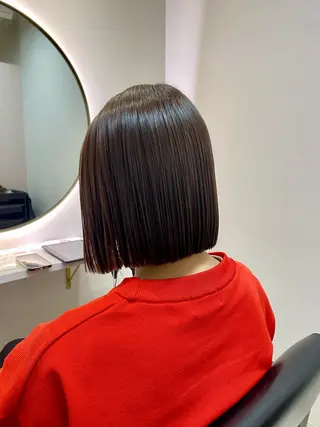 ミディアム 韓国🇰🇷艶髪 ケアカラーSHURIのヘアスタイル