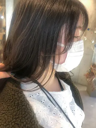 ミディアム カラー ヘアアレンジ rii-🩰 トレンド韓国ヘアのヘアスタイル