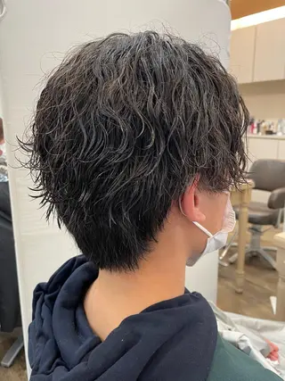 ショート パーマ メンズ メンズパーマ🌀/ 中村郁未のヘアスタイル