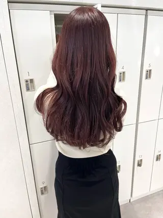 ロング カラー 韓国ハッシュカット/ 新宿/髪質改善/岡崎のヘアスタイル