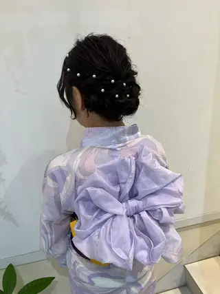 ヘアアレンジ ブリーチしない暖色 カラー🥀杉 優菜のヘアスタイル