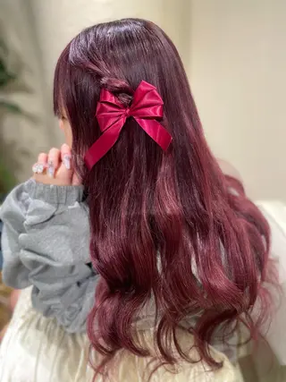 カラー ハイトーン✨艶髪💘 💘 AYANO💘のヘアスタイル
