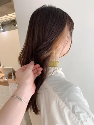 ロング カラー なりたいが叶う ながしまじゅんきのヘアスタイル