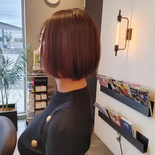 カラー ショート エスウォーク松井 俊男のヘアスタイル