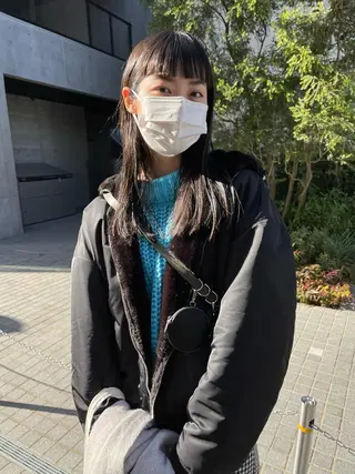 ロング カラー パーマ/透明感カラー /ボブ/吉田一生のヘアスタイル