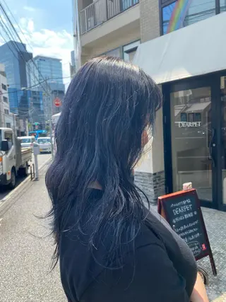 ロング カラー JAM所属・透明感ケアカラー 🌟misaki🌟のヘアスタイル