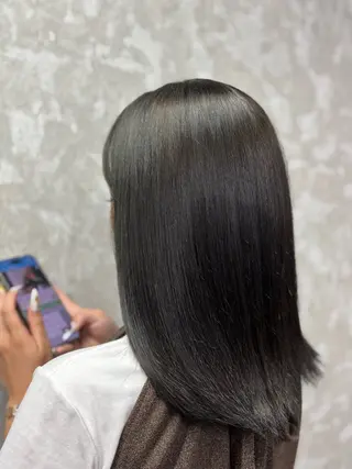 セミロング GO GOOD.髪質 改善艶カラー小宮拓海のヘアスタイル