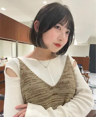 ショート 透明感🍨レイヤー ヘアセット/miyuのヘアスタイル