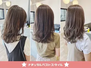 ロング カラー 内橋 咲耶のヘアスタイル