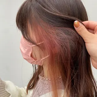 ロング カラー Rinka/梅田/ 透け感カラー🤎のヘアスタイル