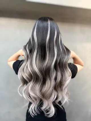 ロング tnbtokyo所属・お悩み解決❗️渋谷 シールエクステ専門のヘアスタイル