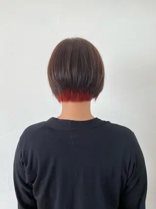 ショート カラー 黒田 凱斗のヘアスタイル