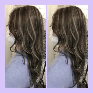 ロング カラー🫧アレンジ 🎀REIMIのヘアスタイル