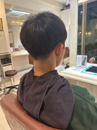 ショート キッズ ORANGE POP _HIBIKIのヘアスタイル