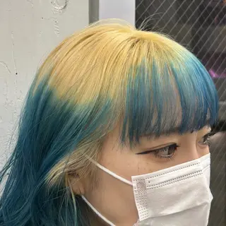 ミディアム カラー ✨うる艶/ブリーチ✨ 𝓡𝒖𝓷𝐚💋のヘアスタイル