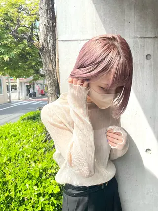 ショート カラー cinq所属・ハイライトカラー ❤︎hirokoのヘアスタイル