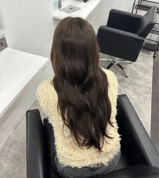 ロング カラー 艶髪/韓国ヘア/ 透明感カラー/ トワのヘアスタイル