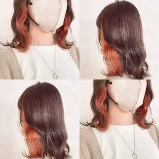 カラー 渋谷:インナーカラー ／🍒エリカ🍒のヘアスタイル