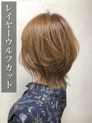 ミディアム カラー Laf.【ラフ］北坂戸駅前所属・🌈New Open Laf.🌈奥居伸輔のヘアスタイル