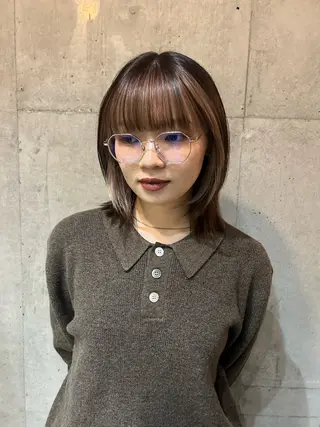 ショート カラー レイヤーカット/ルー ツカラー/EMIRIのヘアスタイル