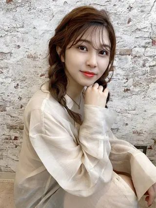 セミロング 🤍透明感/韓国風 🤍サクラギヒトミのヘアスタイル