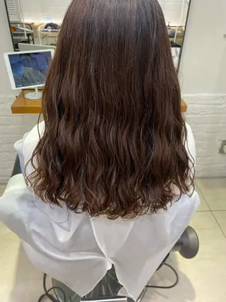 ロング コテ巻き風パーマ🫧 麻尋のヘアスタイル