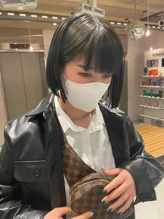 ミディアム 艶ハイトーン👑♡ NATSUKIのヘアスタイル