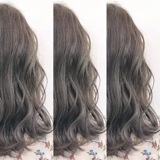 セミロング カラー パーマ ヘアアレンジ tocca所属・毎月通える価格♪ 杉本真基のヘアスタイル