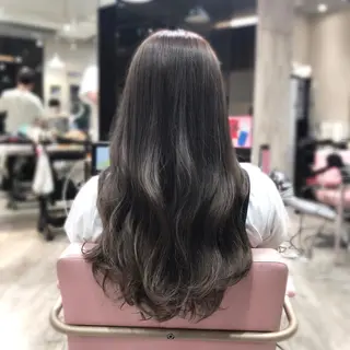 ロング カラー モテ髪×トレンド💕 小顔レイヤー 金井のヘアスタイル