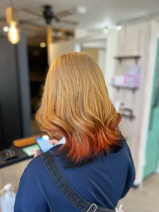 ミディアム 【DEST】 KAHOのヘアスタイル