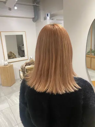 ミディアム ショート/ボブ/顔周 りレイヤー/RINAのヘアスタイル