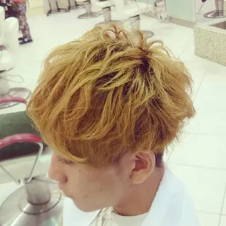 ショート メンズ ヘアアレンジ 🐺一ノ瀬 凌 / デザインウルフ🐺のヘアスタイル