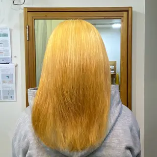 セミロング カラー CRADLE Takeuchiのヘアスタイル