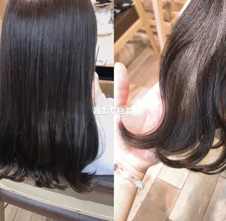 カラー 石渡このみ 🍊レイヤーカットのヘアスタイル