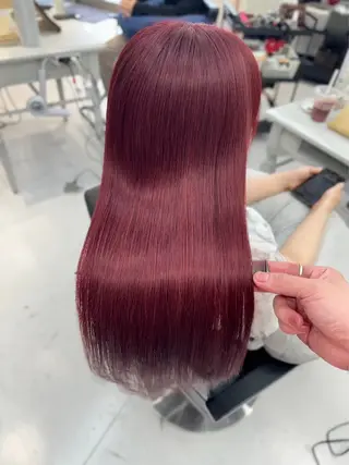 ロング カラー 田島拓海 LEV. ボブカットのヘアスタイル