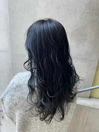 セミロング カラー ayano / 透明感・くすみカラーのヘアスタイル