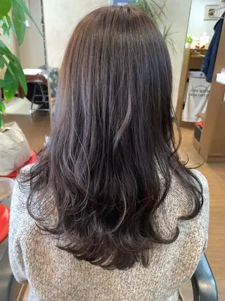 ロング カラー coupe ciseauxのヘアスタイル