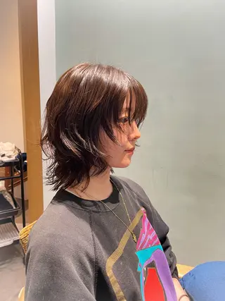 ミディアム 大人ショート/鎌倉/ カット/edA.菫のヘアスタイル