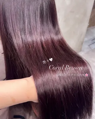 ロング haruna🤍 中韓mix✨のヘアスタイル