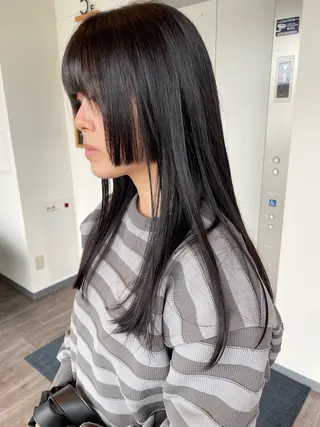 ロング カラー 艶カラー🌙縮毛矯正 /ボブ【Reina】のヘアスタイル