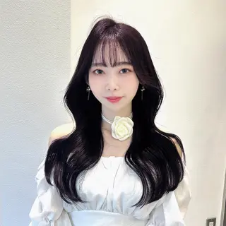 ロング カラー MAEUL NAGOYA所属・⛓韓国IDOLヘア 🥀🖤/あいりのヘアスタイル