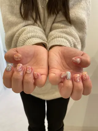 ネイル 束感まつ毛/ネイル/ LED♥KIRARAのマツエク・マツパデザイン