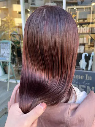 セミロング カラー こじま しょういちのヘアスタイル