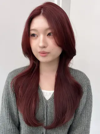 ロング 艶髪/ハイトーン🍓 /渋谷/Masakiのヘアスタイル