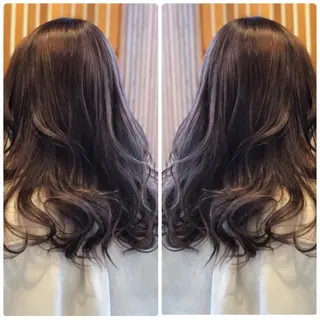 セミロング カラー 小山内 龍一郎 店長のヘアスタイル