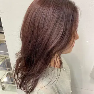 セミロング カラー クロスパーマ🥇韓国 ヘア🇰🇷濵田航希のヘアスタイル