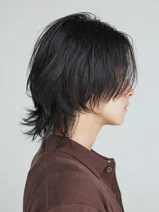 ミディアム メンズ PARC by Un ami所属・もも ／メンズ〜レディースのヘアスタイル