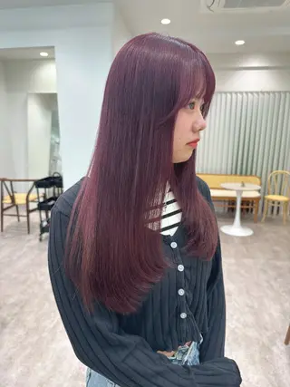 セミロング ✨ブリーチ特化 moc立川　工藤✨のヘアスタイル