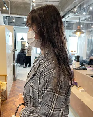 カラー レイヤー/ボブ/ 顔周り/yukinaのヘアスタイル