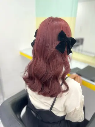 セミロング パーマモデル募集💖 まなみのヘアスタイル